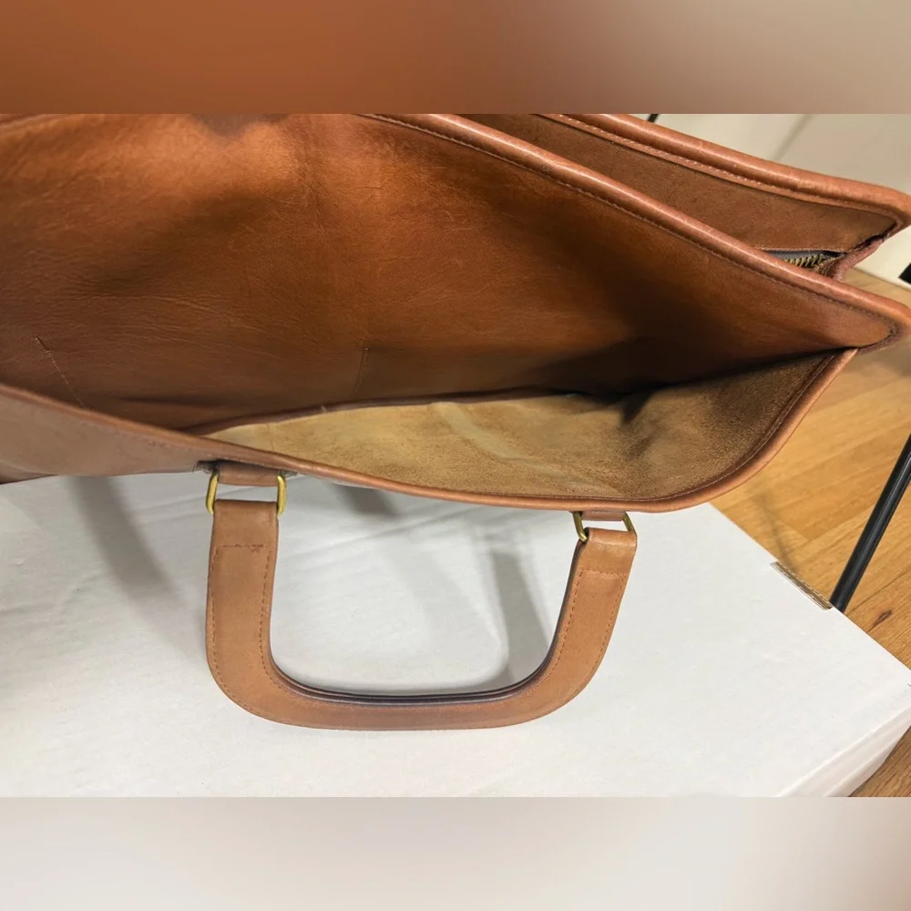 Coach Embassy Leather Briefcase (British Tan)